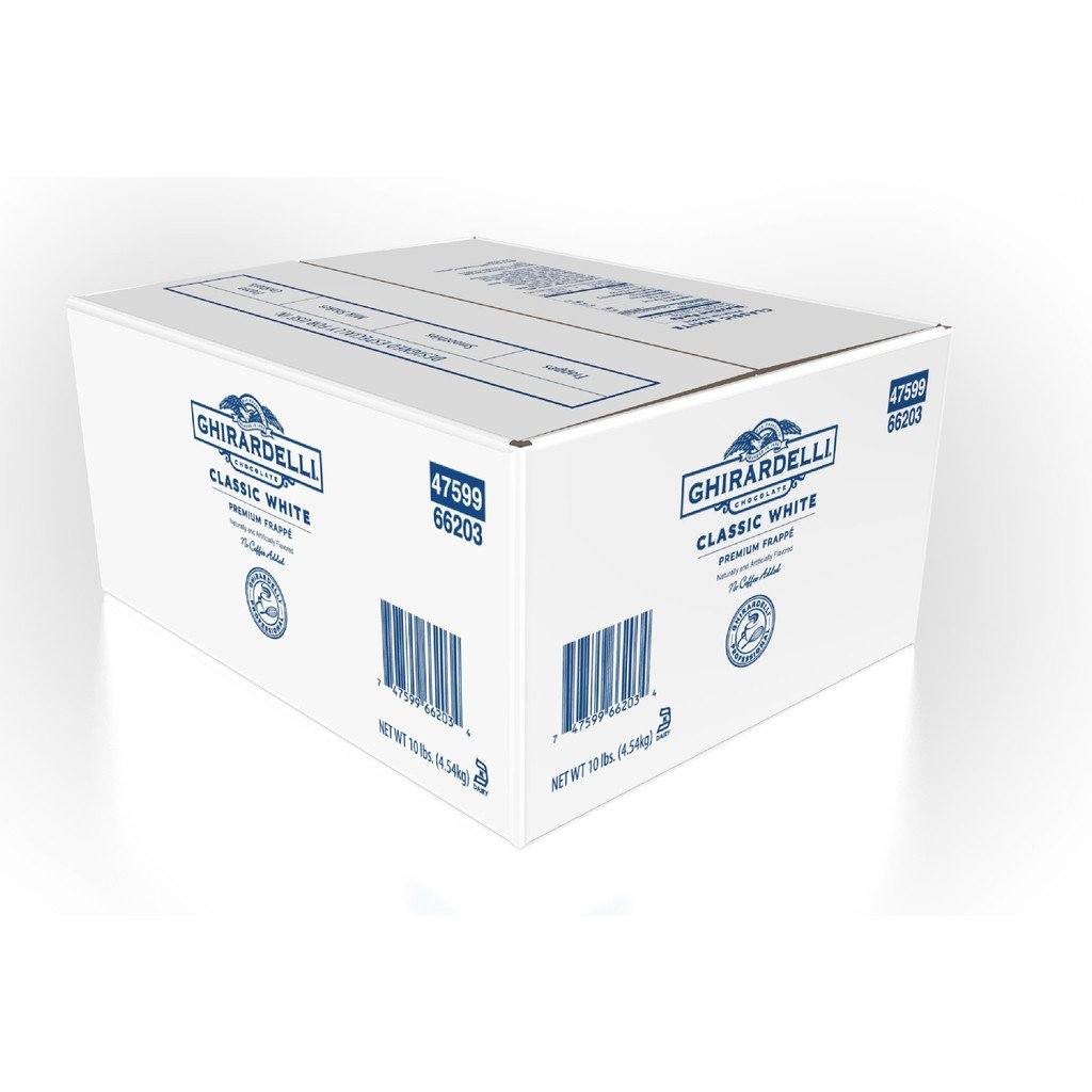 Ghirardelli Frappe Mix - Classic White Beverage Mix Ghirardelli Classic White Case of 10 lbs Bulk