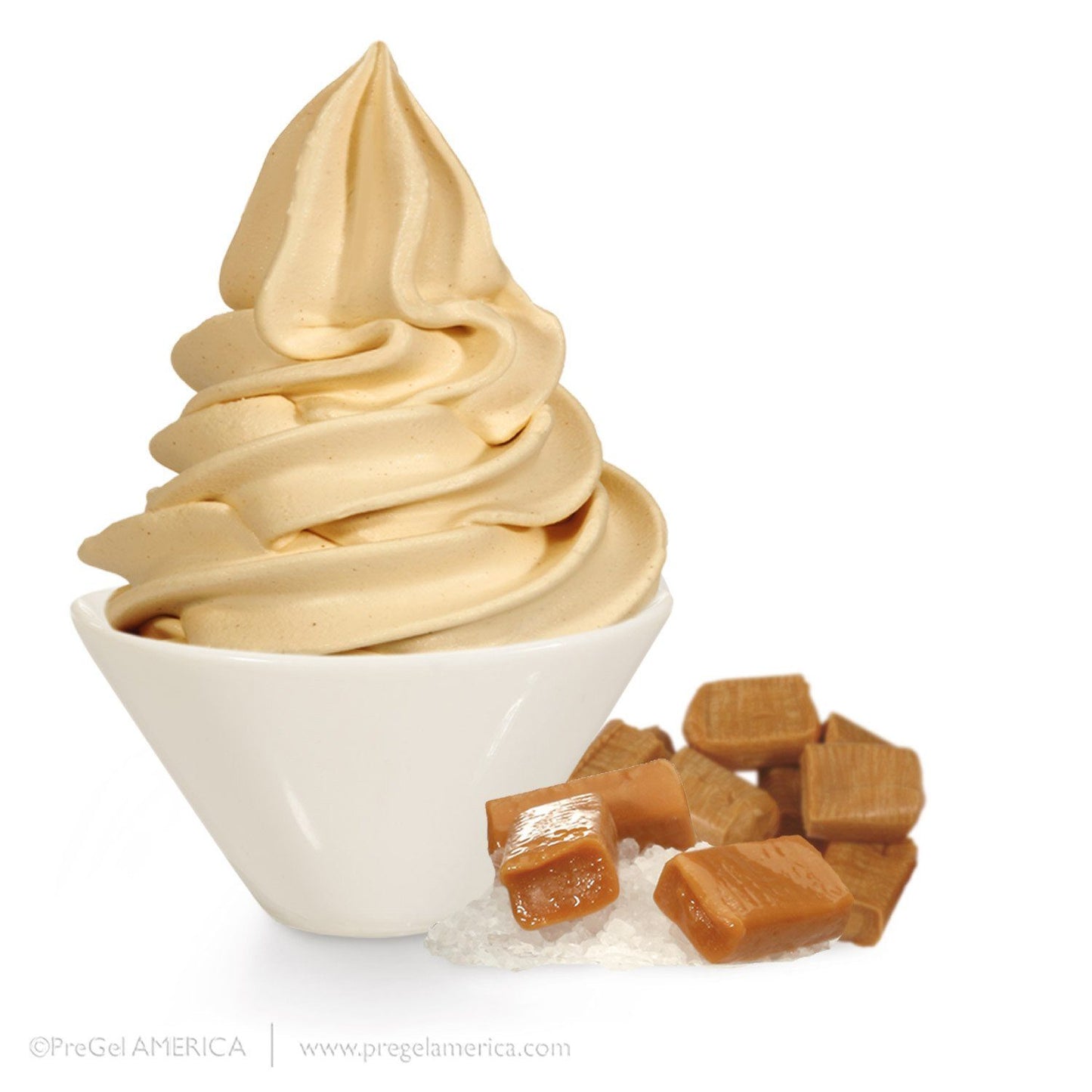 PreGel Super Sprints - Base With Flavorings Gelato Ingredients PreGel Salted Caramel Single Bag