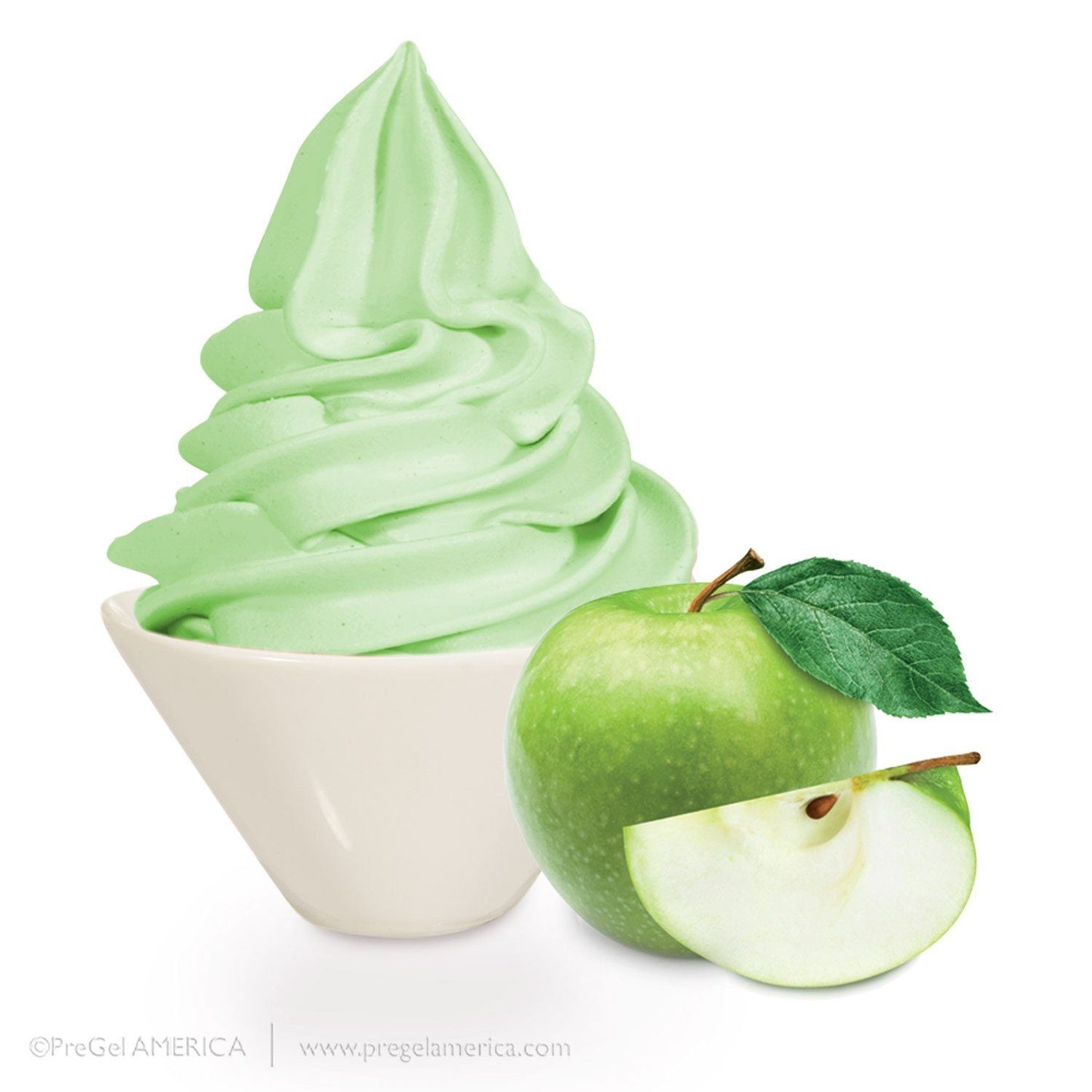 PreGel Super Sprints - Base With Flavorings Gelato Ingredients PreGel Green Apple Single Bag