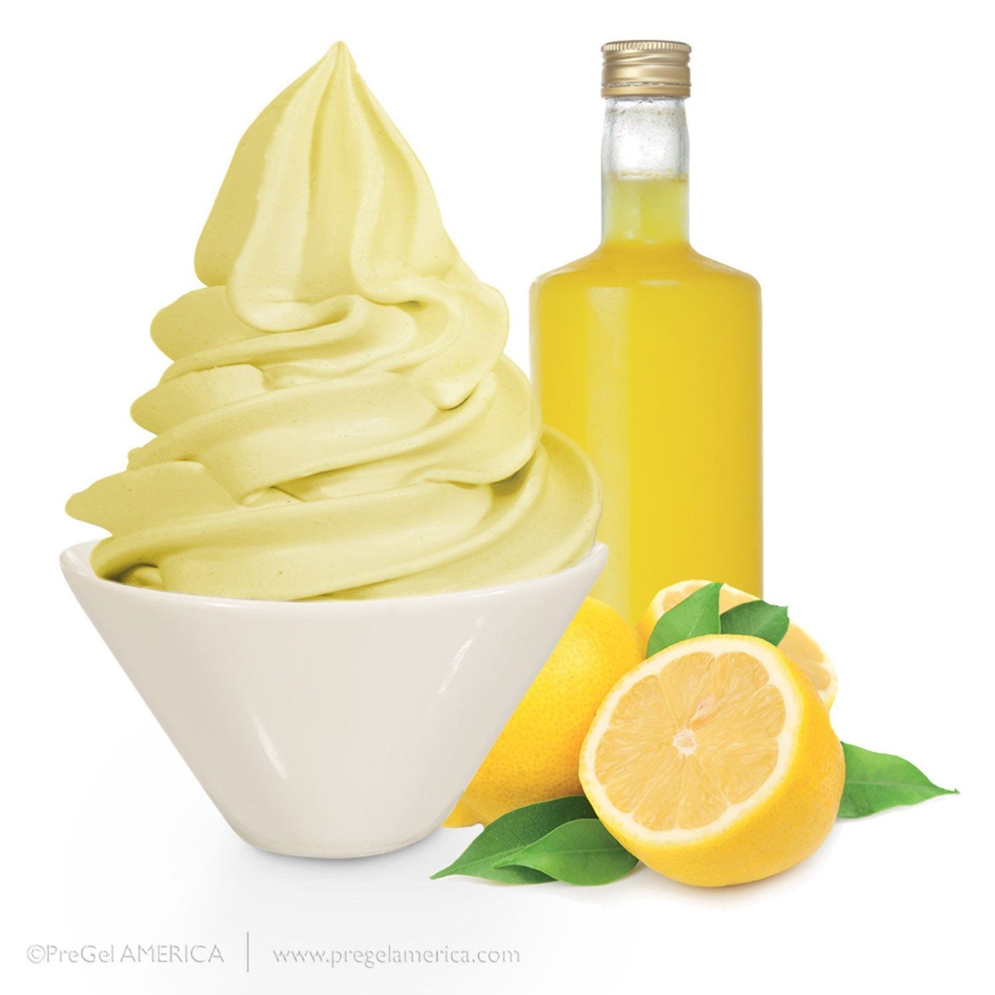 PreGel Super Sprints - Base With Flavorings Gelato Ingredients PreGel Limoncello (Lemon Liqueur) Single Bag