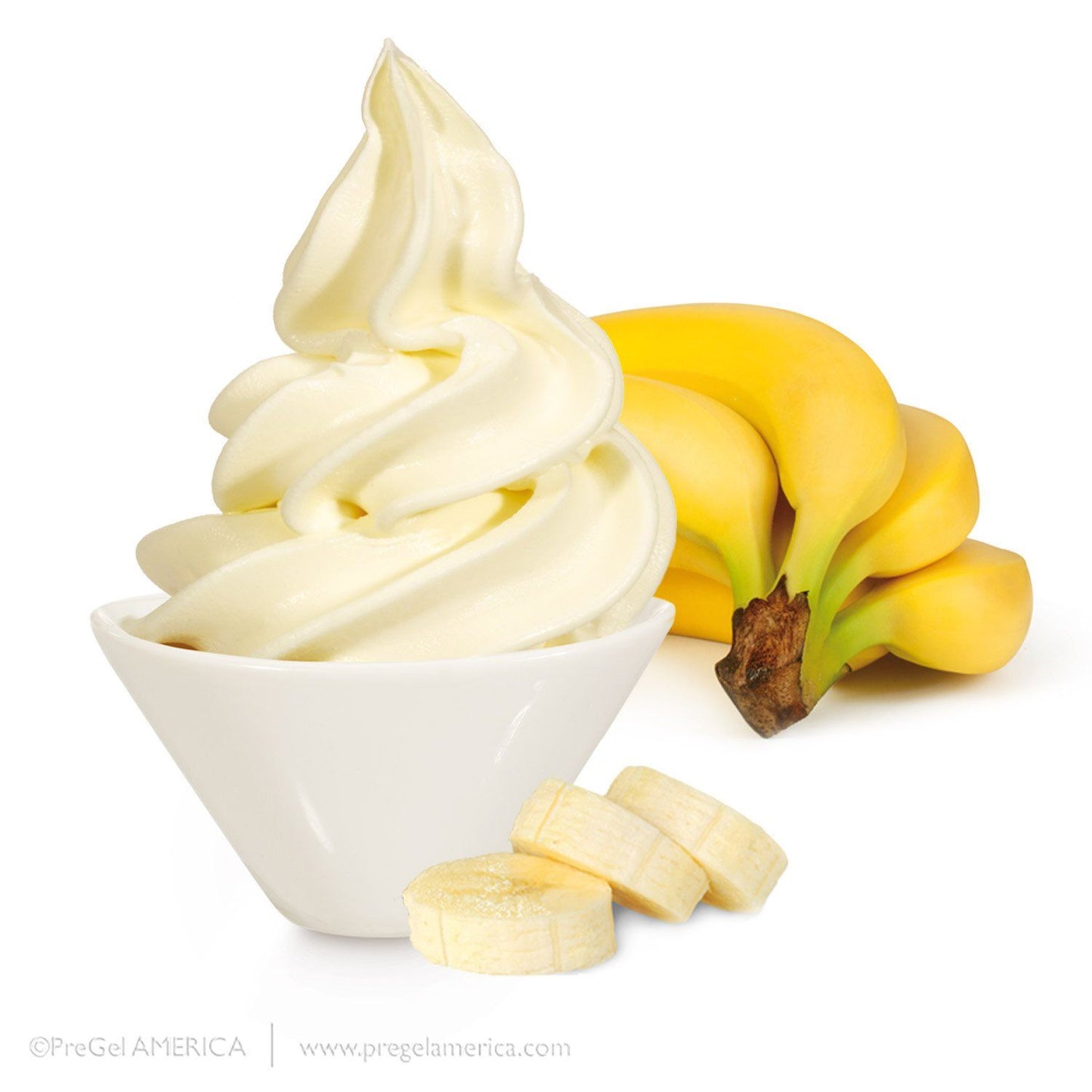 PreGel Super Sprints - Base With Flavorings Gelato Ingredients PreGel Banana Single Bag