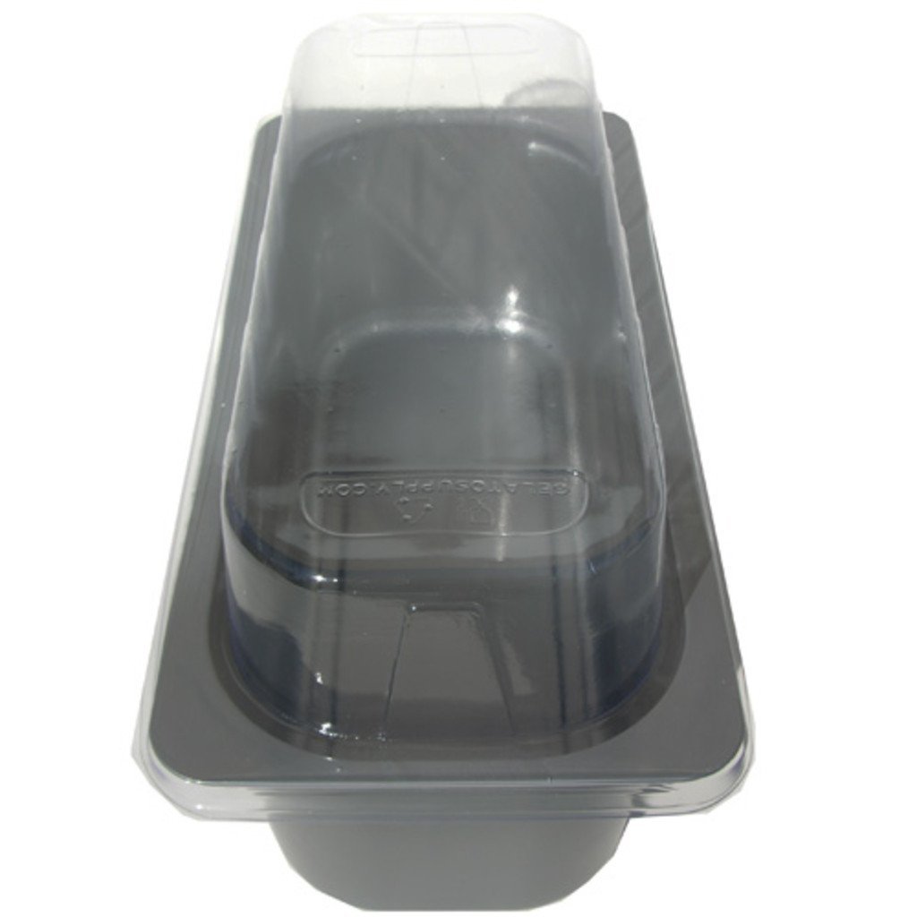Gelato Pan Liner Lids Food Containers corainc case of 120 domed lids for 5 L pan liners