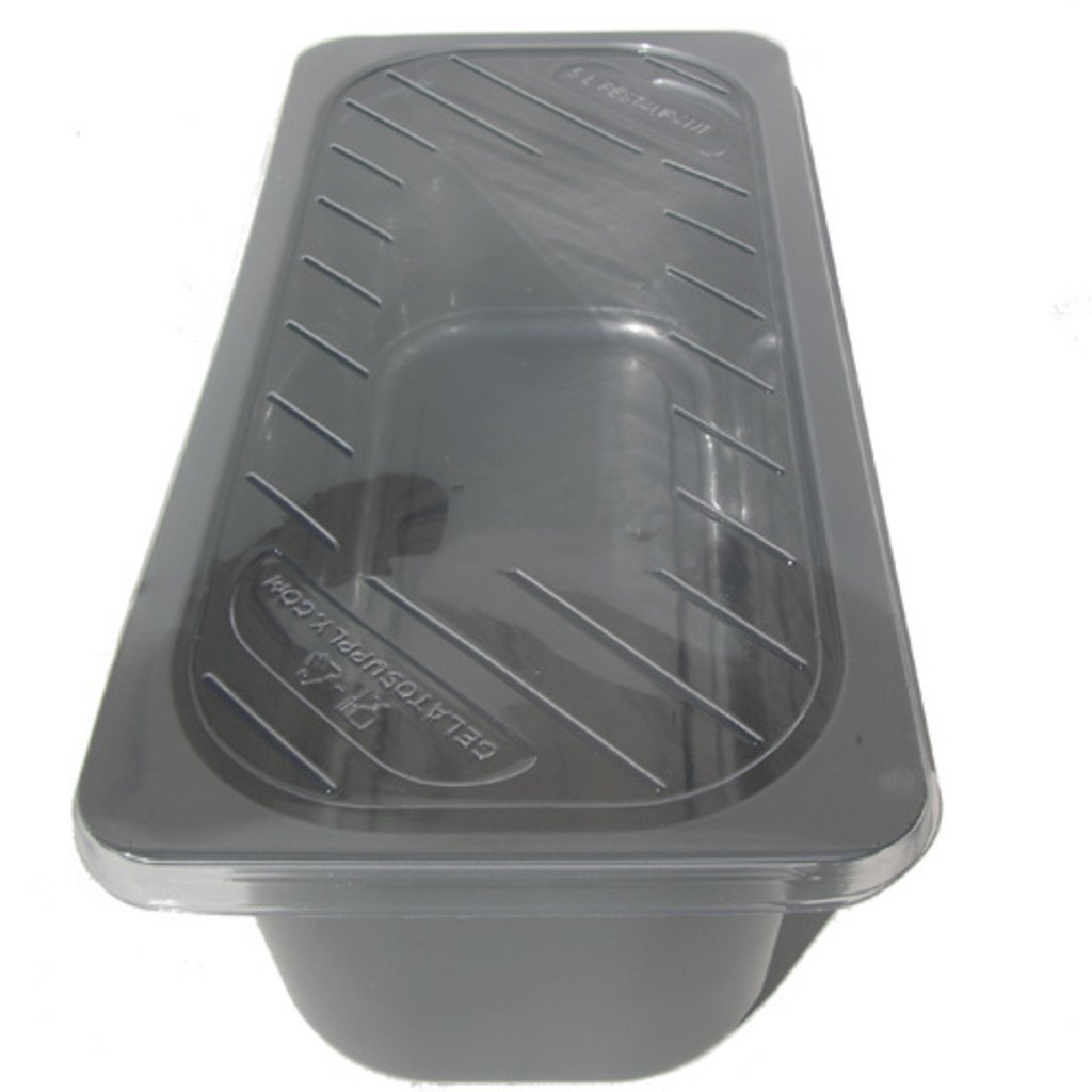 Gelato Pan Liner Lids Food Containers corainc case of 120 flat lids for 5 L pan liners