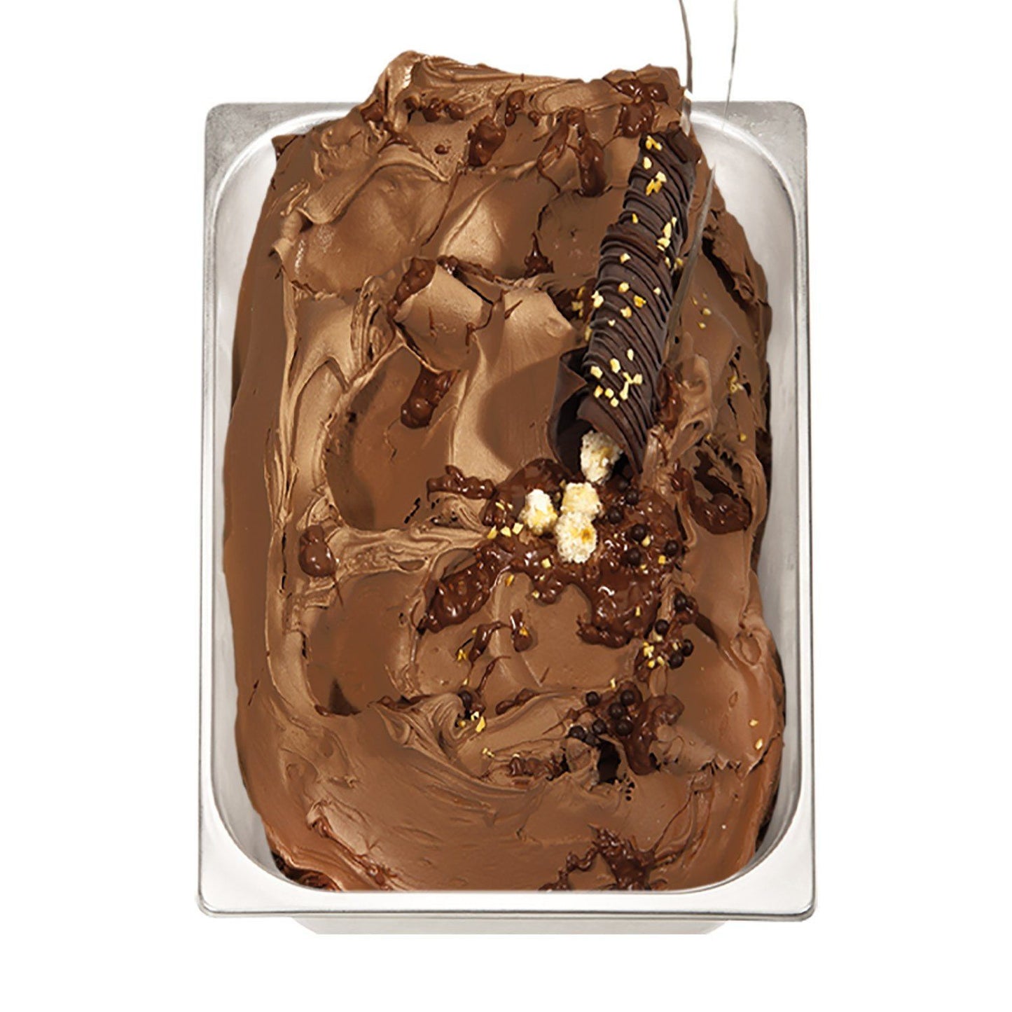 PreGel Traditional Pastes Gelato Ingredients PreGel Gianduia (Dark Chocolate Hazelnut) Case of 2 Buckets