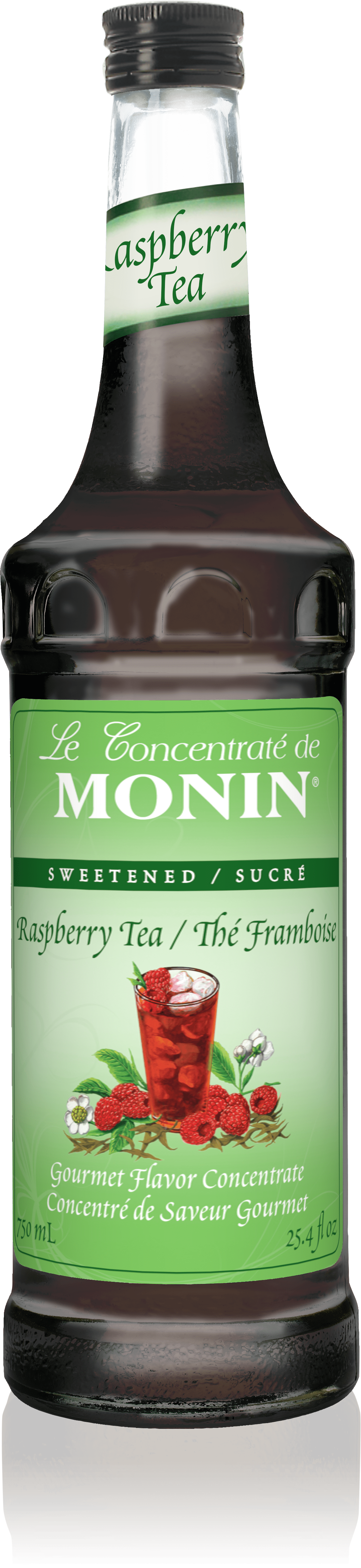 Monin Beverage Concentrates Syrup Monin Raspberry Tea Concentrate single 750 ml bottle