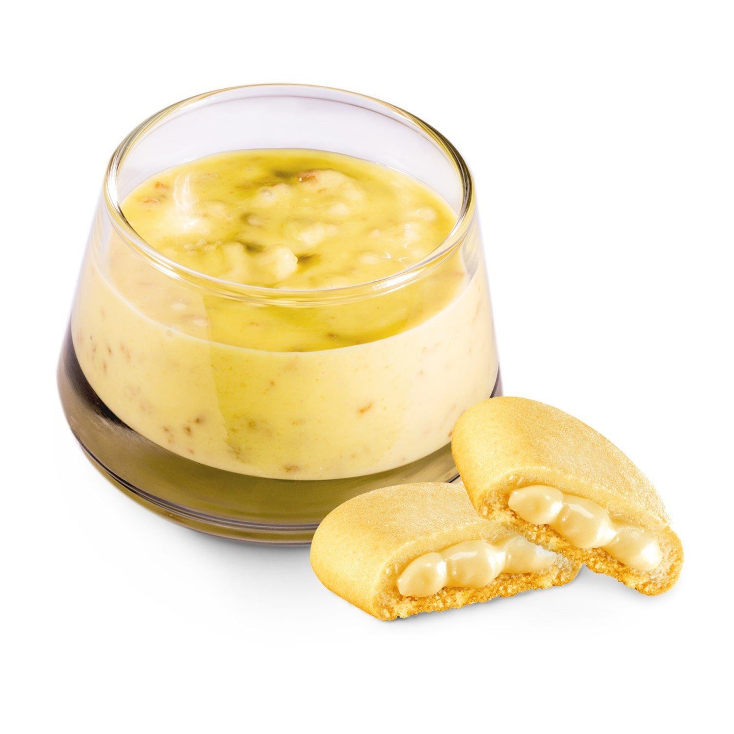 PreGel Variegates, Toppings and Coatings Gelato Ingredients PreGel Lemon Biscuit Grisbì® (Italian Lemon Cookie) case of 2 buckets
