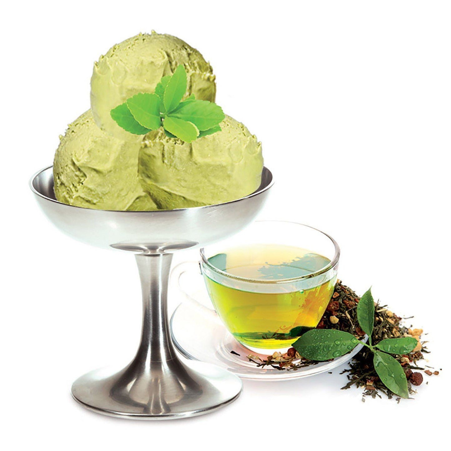 PreGel Super Sprints - Base With Flavorings Gelato Ingredients PreGel Green Tea Case
