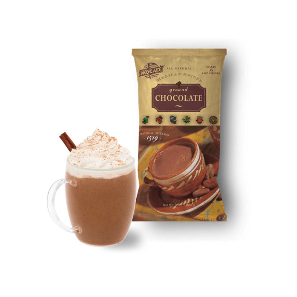 Mocafe Azteca D'oro 1519 Mexican Spiced Ground Chocolate Beverage Mix Mocafe Azteca D'oro 1519 Mexican Spiced Ground Chocolate single 3 lb bag