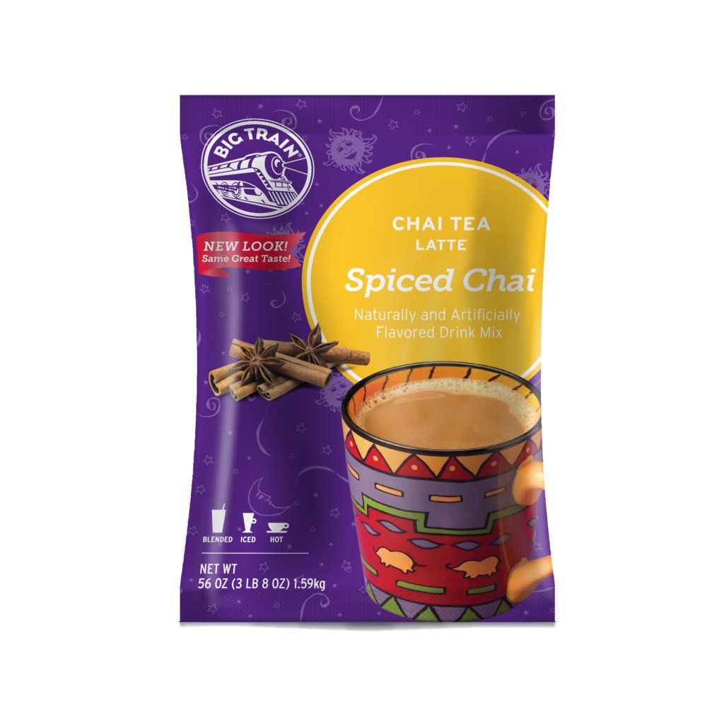 Big Train Chai Powder - Spiced Chai Tea Latte Beverage Mix Big Train Spiced Chai Tea Latte single 3.5 lb bag