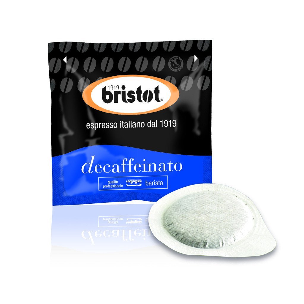 Bristot Espresso Pods Coffee Bristot Pods - Decaffeinato case of 150 single portion (7 g) pods