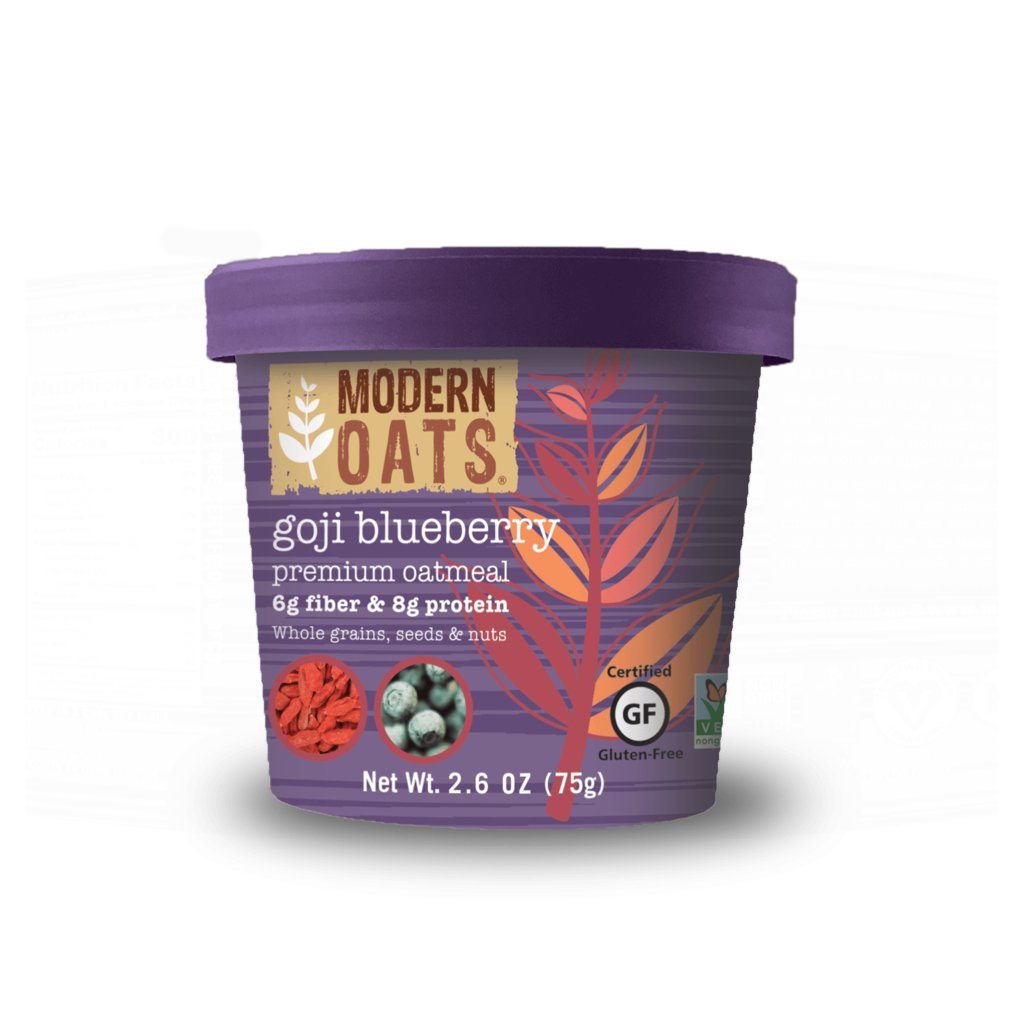 Modern Oats *** Oatmeal Modern Oats Goji Blueberry case of 12 single serve cups
