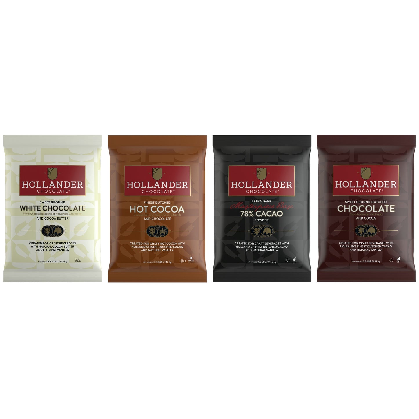 Hollander Barista Chocolate Powder Collection Chocolate Powder Hollander