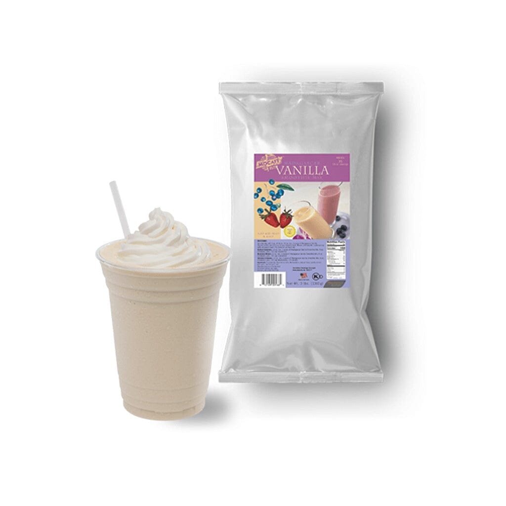 Mocafe Smoothie Base - All Natural Madagascar Vanilla Base Beverage Mix Mocafe All Natural Madagascar Vanilla Base single 3 lb bag