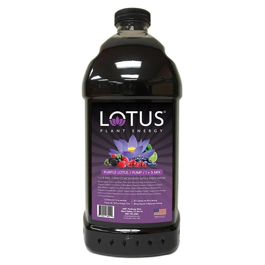 Lotus Plant Energy - Purple Beverage Mix Lotus Plant Energy Purple 1/2 gallon bottle