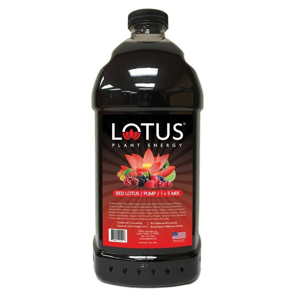 Lotus Plant Energy - Red Beverage Mix Lotus Plant Energy Red 1/2 gallon bottle