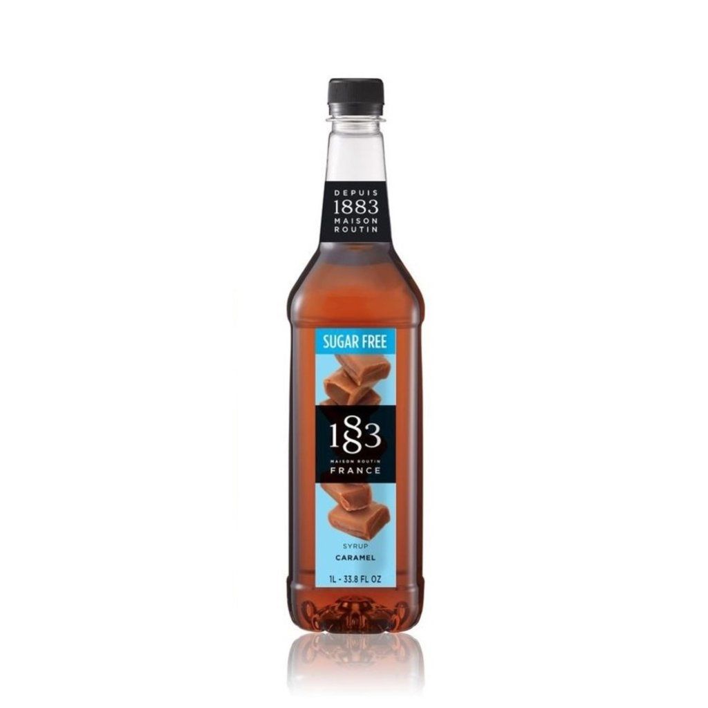 1883 Maison Routin Sugar Free Syrup - Caramel Syrup 1883 SF Caramel 1 L PET