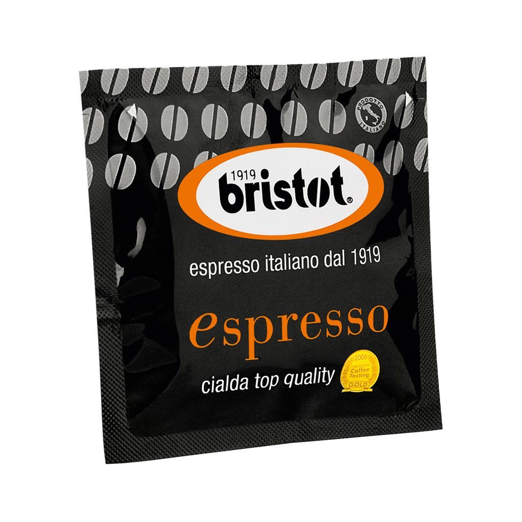 Bristot Espresso Pods Coffee Bristot Pods - Espresso case of 150 single portion (7 g) pods