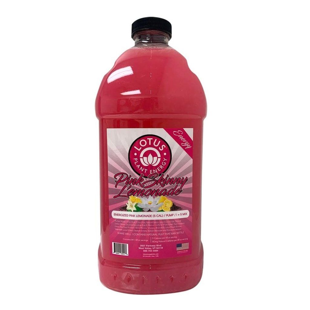 Lotus Plant Energy - Pink Skinny Lemonade Beverage Mix Lotus Plant Energy Pink Skinny Lemonade 1/2 gallon bottle
