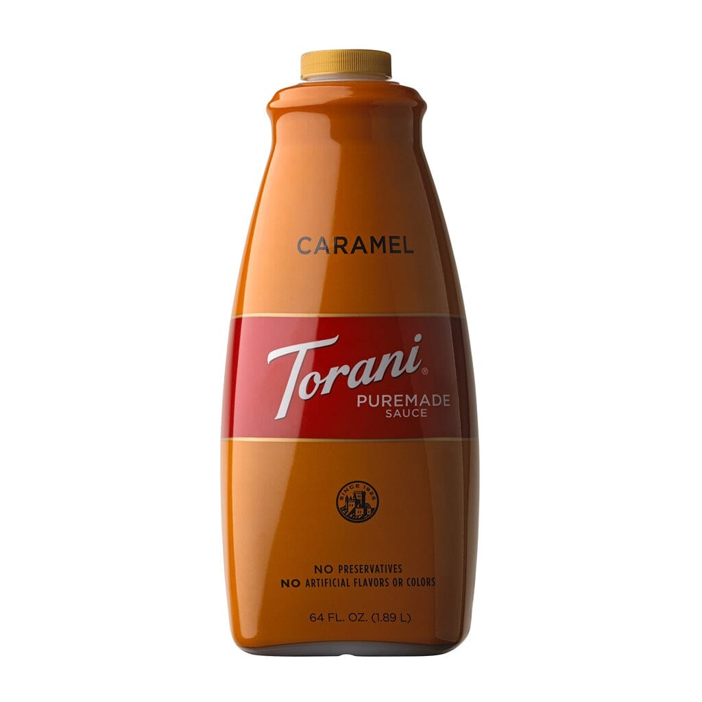 Torani Puremade Sauce - Caramel Dessert Sauces Hollander Caramel 64 oz bottle