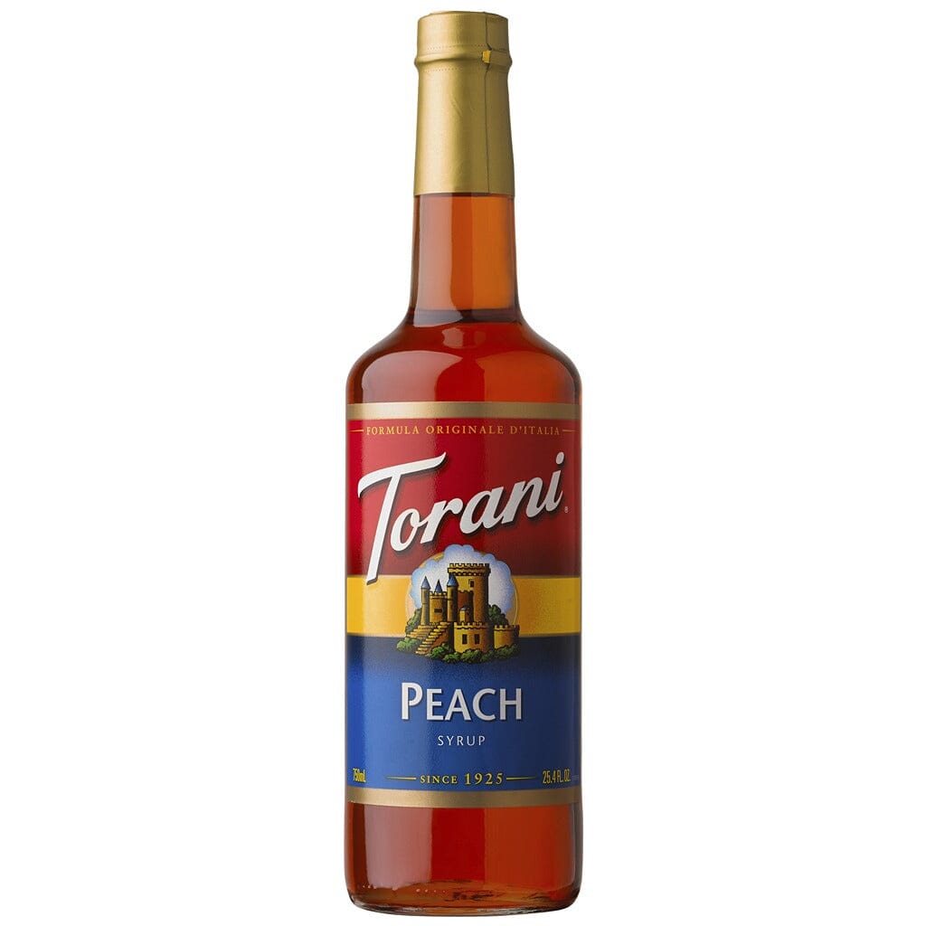 Torani Original Syrup - Peach Syrup Torani Peach 750 ml bottle
