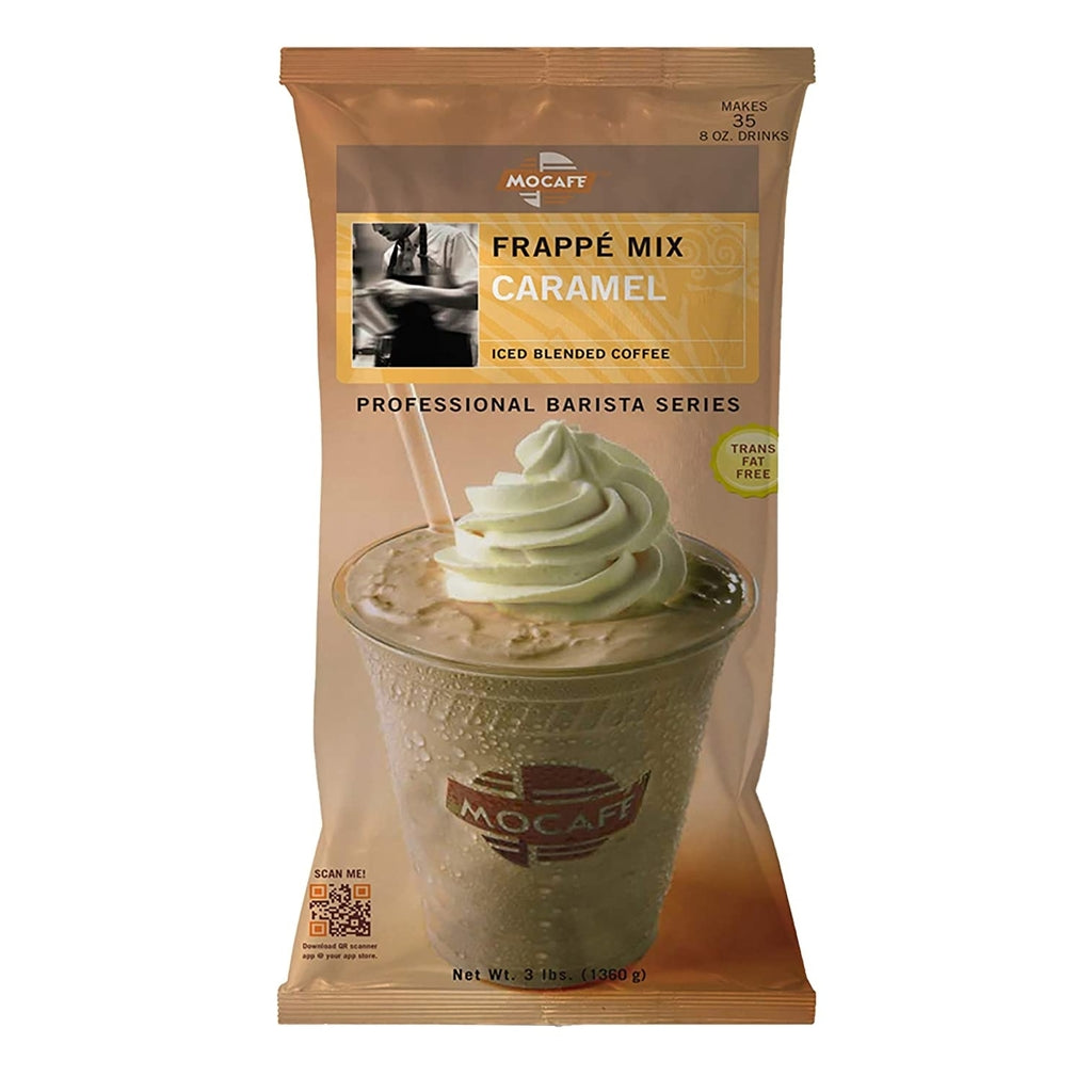 Mocafe Frappe Mixes Beverage Mix Mocafe Caramel single 3 lb bag