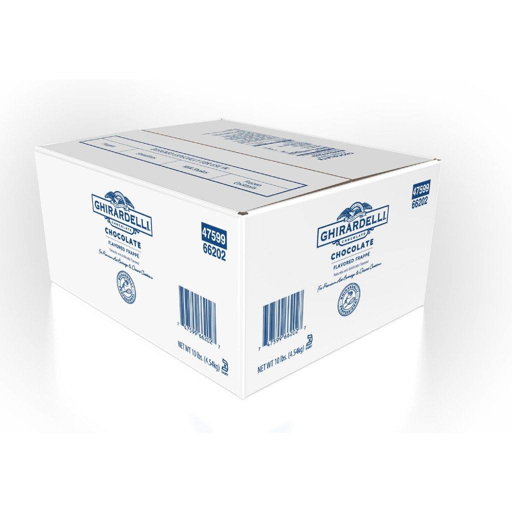 Ghirardelli Frappe Mix - Double Chocolate Frappe Beverage Mix Ghirardelli Double Chocolate Case of 10 lbs Bulk