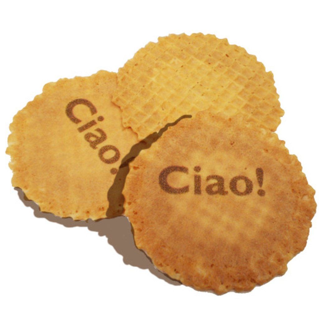 Wafer Cookie Decoration Gelato Ingredients corainc Case of 360 Wafers