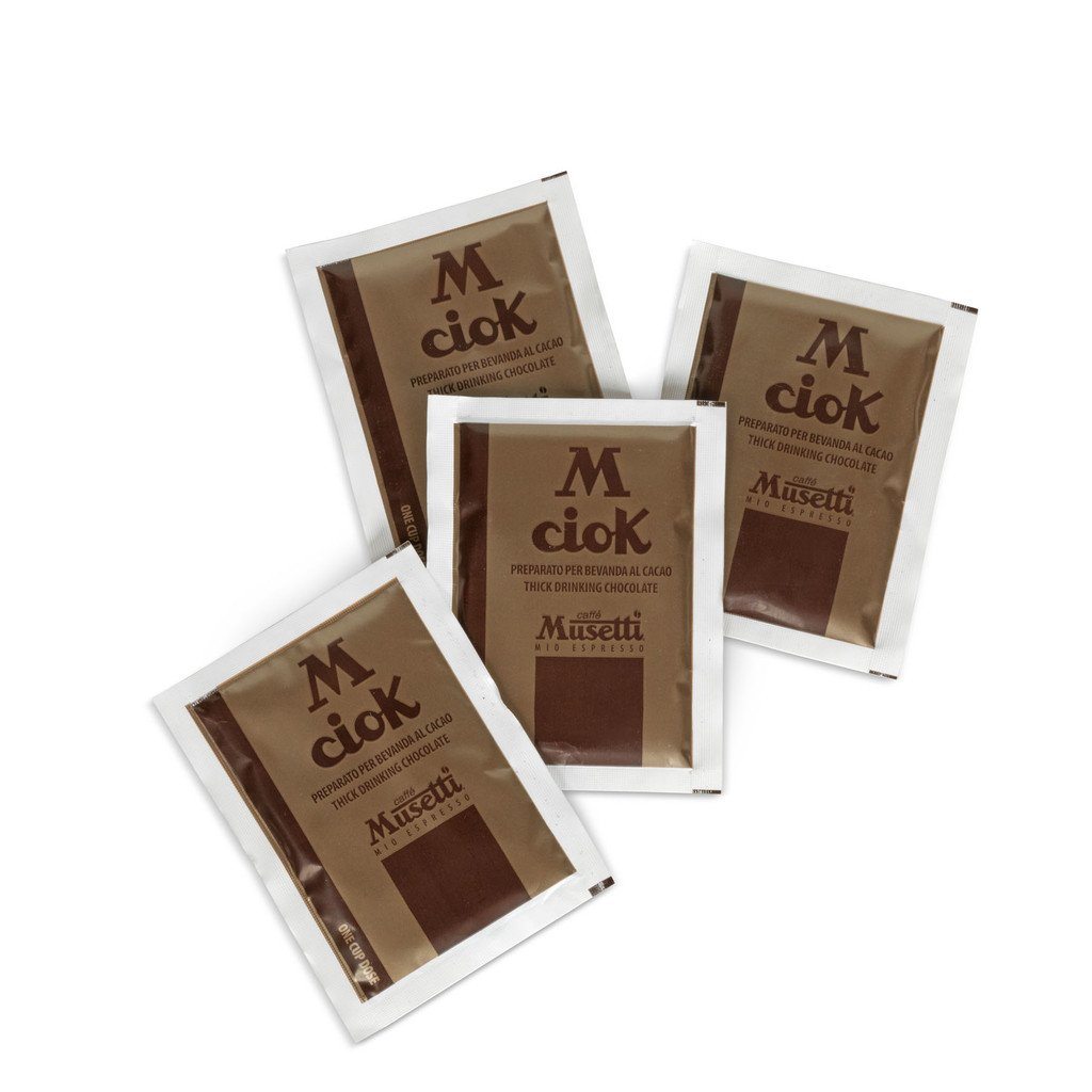 Caffè Musetti Ciok Hot Chocolate Musetti Ciok case of 50 single serve (1 oz) packets