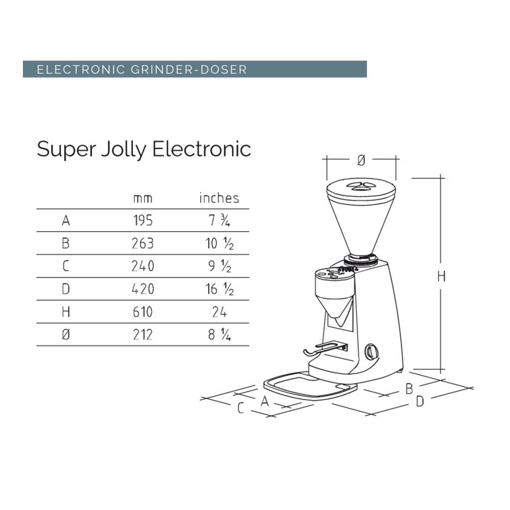 Mazzer Super Jolly Electronic Coffee Grinder Mazzer