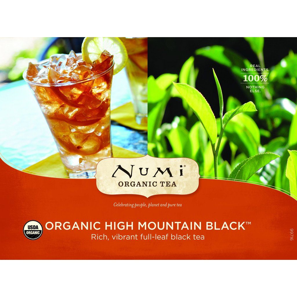 Numi Organic Tea Tea Numi High Mountain Black Ice case of 24 bags