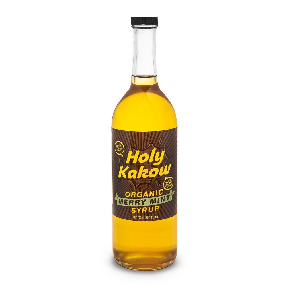 Holy Kakow Organic Coffee Syrup - Merry Mint Syrup Holy Kakow Merry Mint single 750 ml bottle