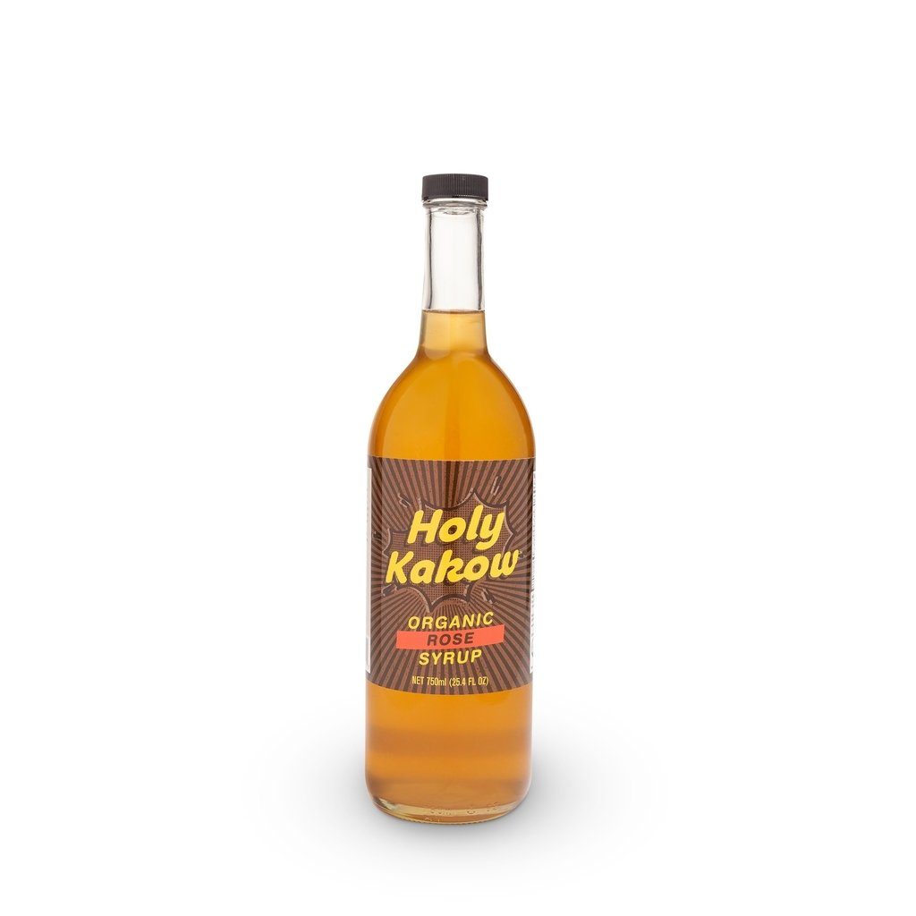 Holy Kakow Organic Coffee Syrup - Rose Syrup Holy Kakow Rose single 750 ml bottle