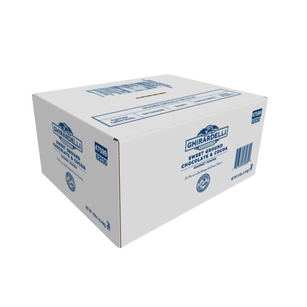 Ghirardelli Ground Chocolate Chocolate Powder Ghirardelli Sweet Ground Chocolate Powder Case of 10 lb Bulk
