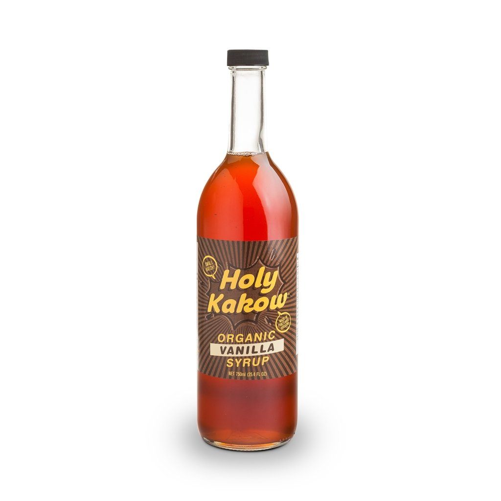 Holy Kakow Organic Coffee Syrup - Vanilla Syrup Holy Kakow Vanilla single 750 ml bottle