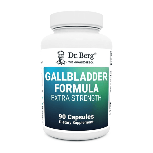 Dr. Berg Gallbladder Formula Extra Strength - Made w/Purified Bile Salts & Ox Bile Digestive Enzymes - Includes Carefully Selected Digestive Herbs - Full 45 Day Supply - 90 Capsules