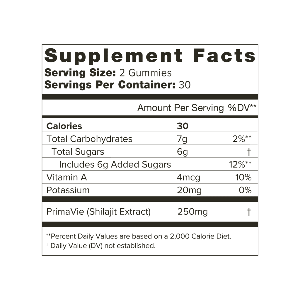 Shilajit Gummies - Organifi