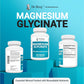 Dr. Berg's Magnesium Glycinate 400mg - Fully Chelated Veg Capsules for Stress, Calm, Relaxation & Sleep Support w/Vitamin D & B6-150