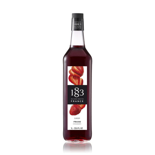 1883 Maison Routin Syrup - Strawberry (no color added)