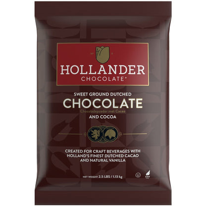 Hollander Barista Chocolate Powder - Sweet Ground Dutched Chocolate