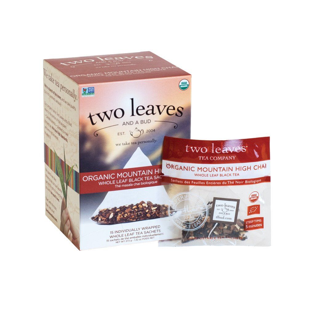 Two Leaves and a Bud Organic Tea - Mountain High Chai