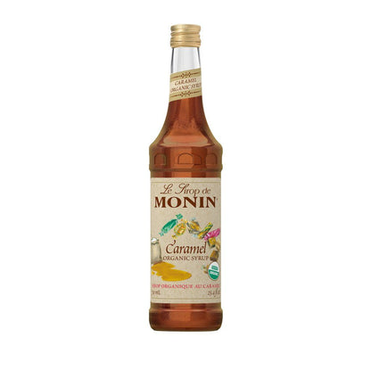 Monin Organic Syrups Syrup Monin Organic Caramel single 750 ml bottle 