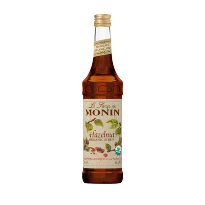 Monin Organic Syrups Syrup Monin Organic Hazelnut single 750 ml bottle 